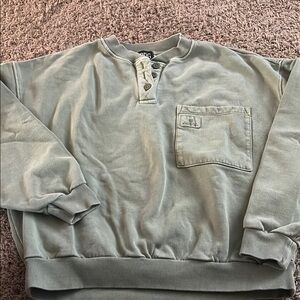 BDG Gray Crewneck Sweater Soft Cotton Blend